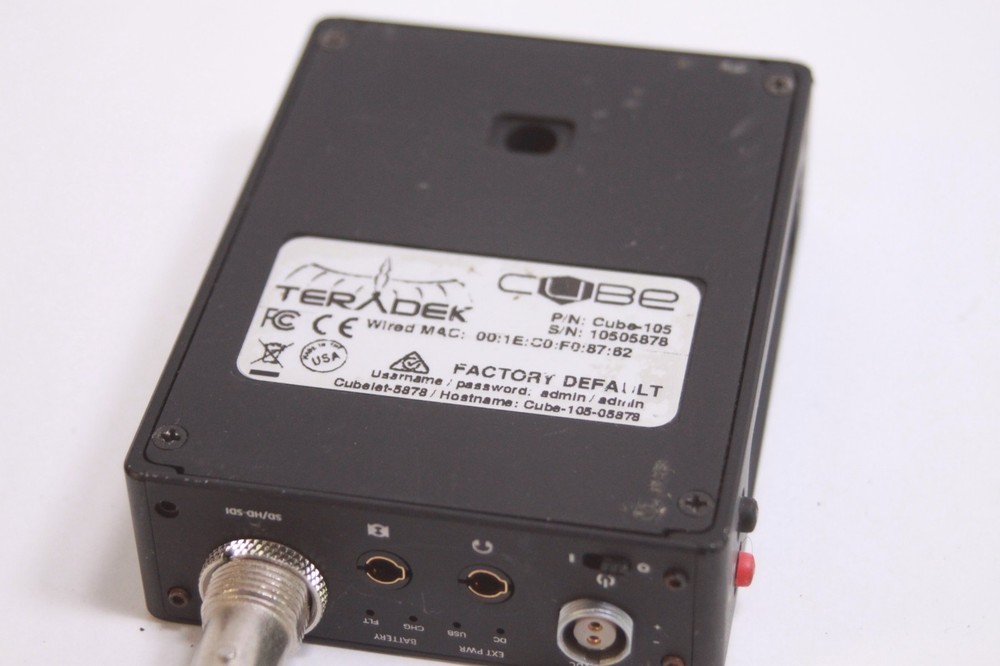 Teradek Cube-105 TX Encoder Untested READ AS IS