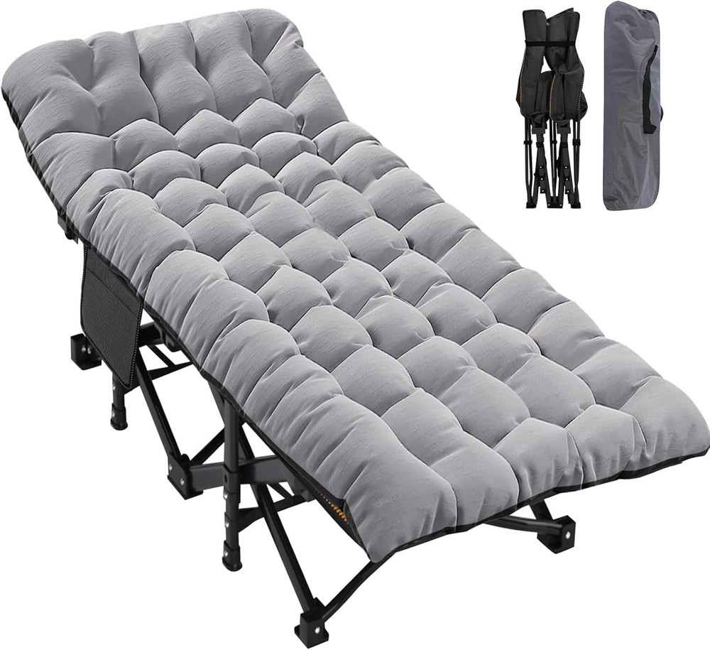 Durable Outdoor Camping Cot with Carry Bag - Quick Setup for Ultimate Comfort