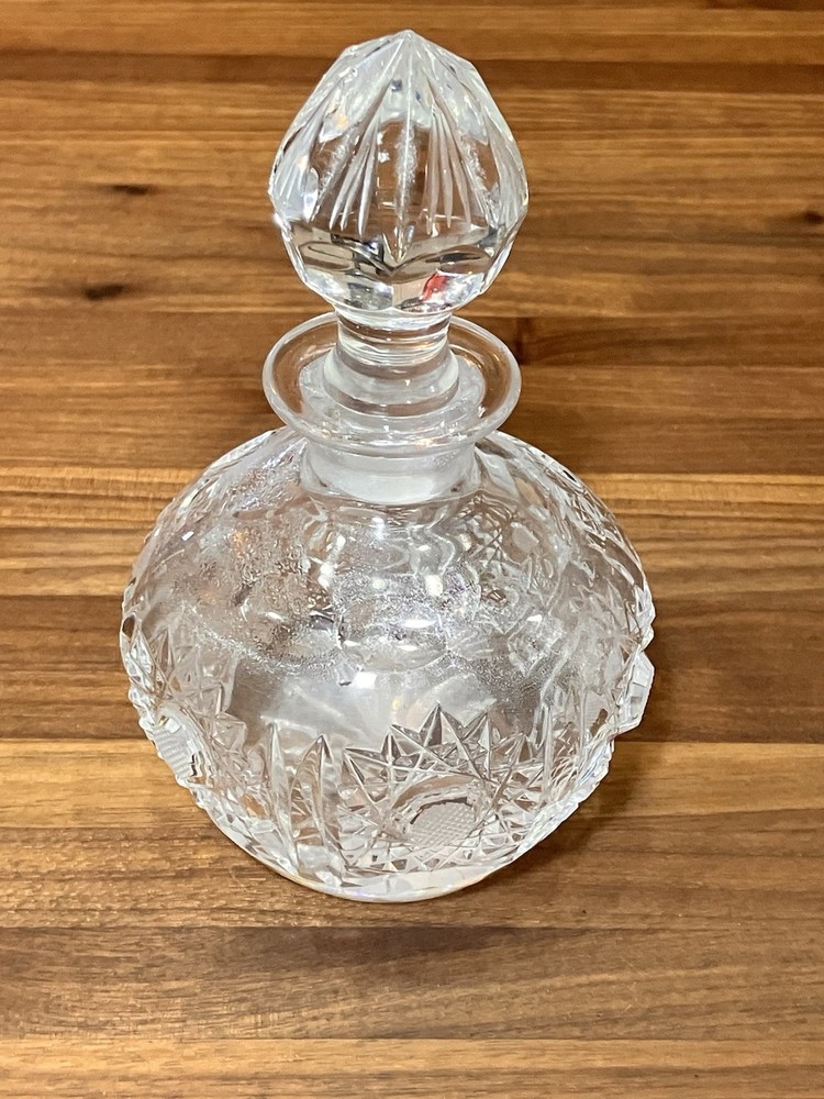 Vintage Cut Crystal Perfume Bottle