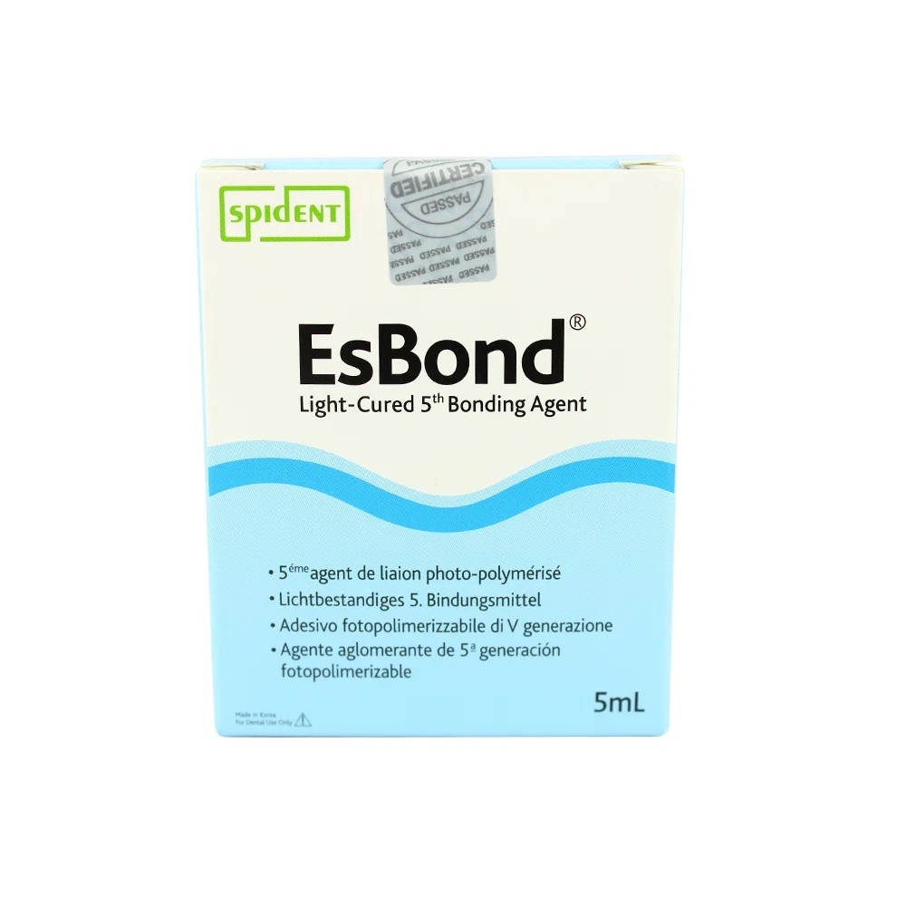 EsBond 5th Generation Light-Cured Dental Bonding Agent 5mL Single Component