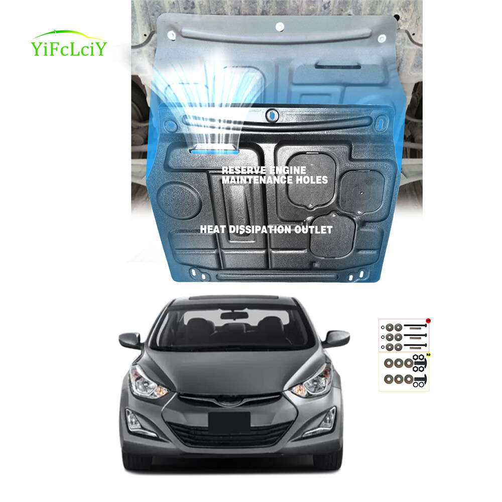 For Hyundai Elantra 2012-2016 Engine Under Cover Front Splash Guard Mud Flaps