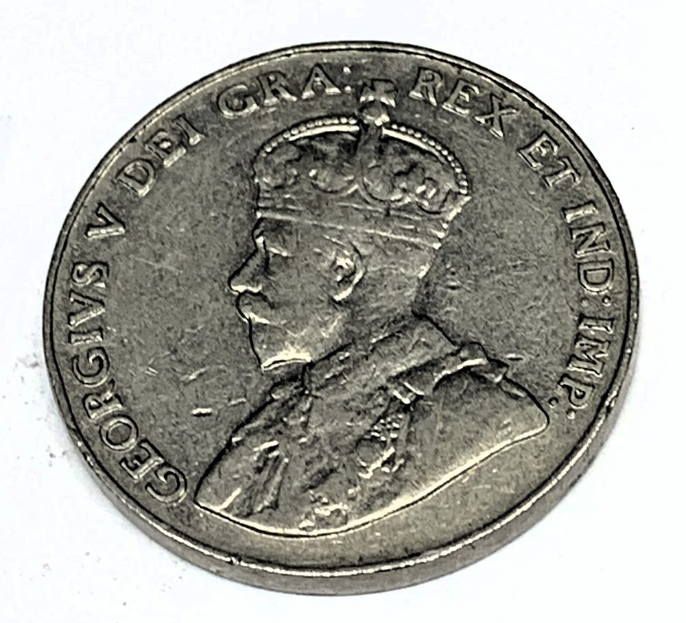 # C1541 CANADA COIN, FIVE CENTS 1934