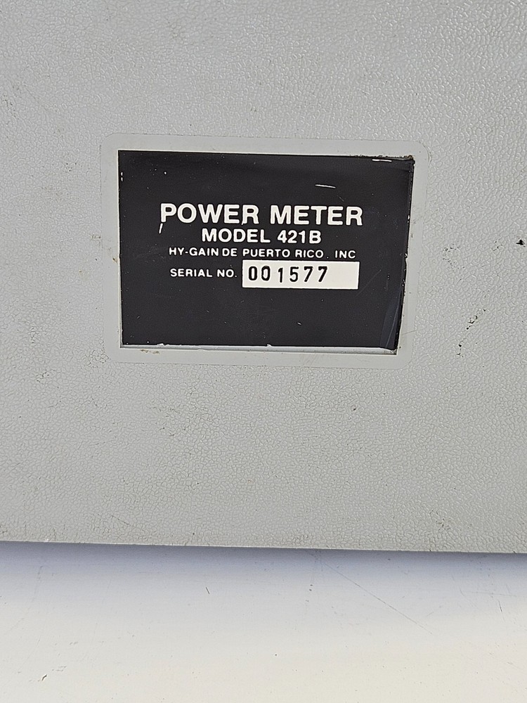 Vintage Hy-Gain Model 421B Power/SWR Meter