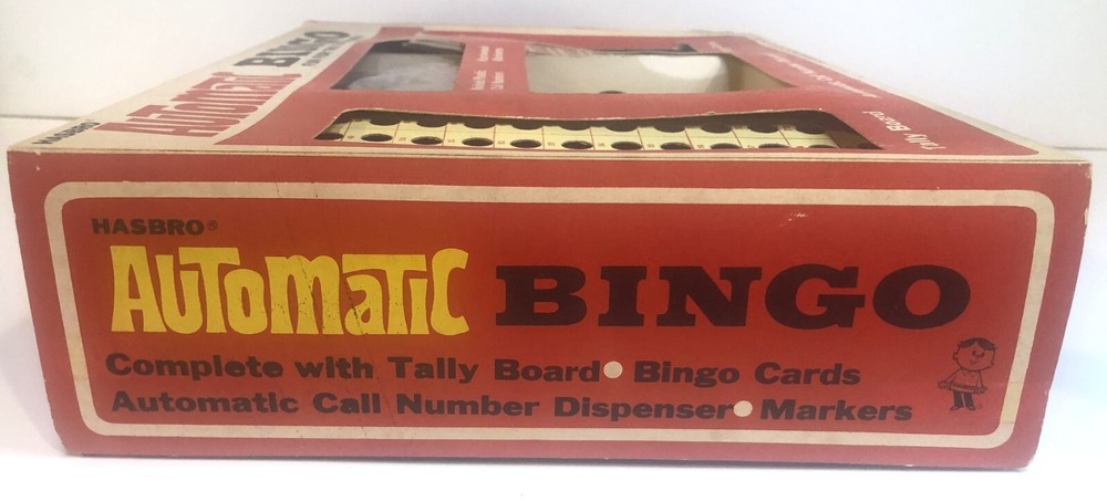 Rare Vintage 1967 Hasbro Automatic Bingo Game