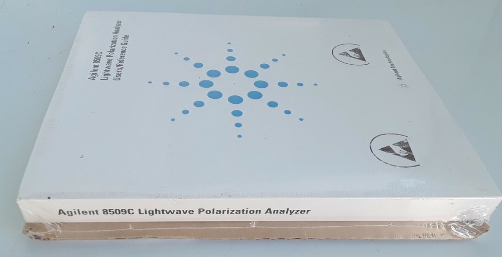 Agilent 8509C Lightwave Polarization Analyzer User's Reference Guide
