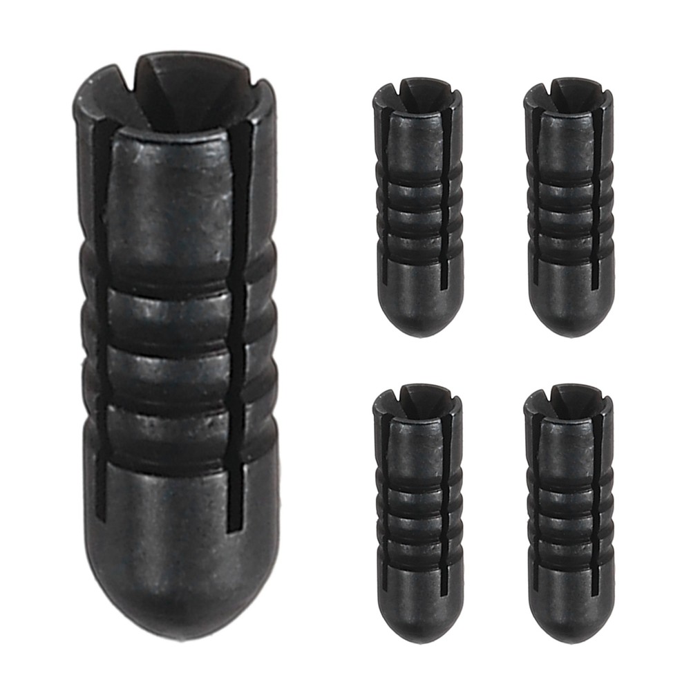 5 Pcs Dart Flight Protectors Fixed 90 Degrees Wing Savers Protects, Black