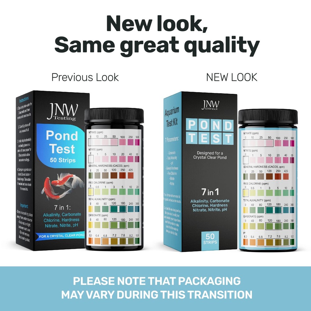 Pond Test Strips - 7-1 Water Testing Kit with Ebook - pH Kit...