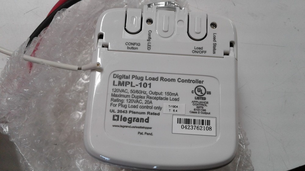 Wattstopper LMPL-101 Digital Plug Load Controller 20A, 120V,