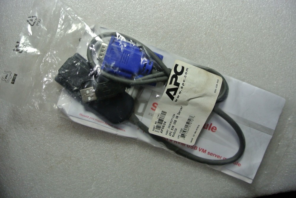 Avocent APC KVM USB VM Server Module cable 520-709-502 P/N:AP5634