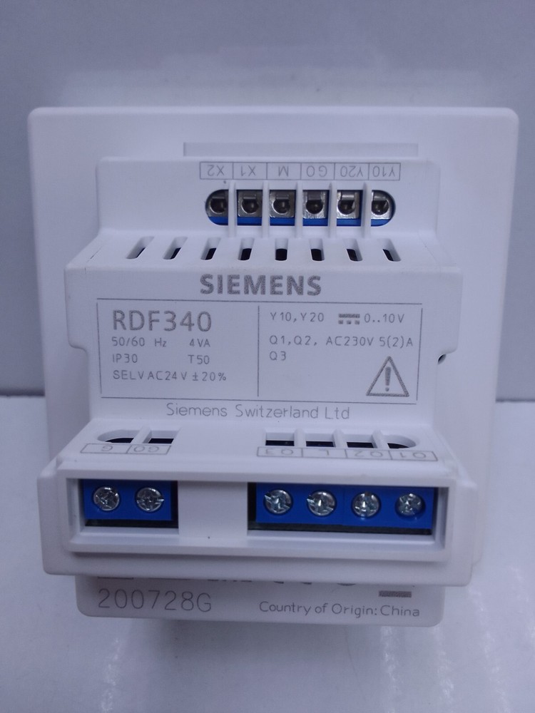SIEMENS RDF340 ROOM THERMOSTAT