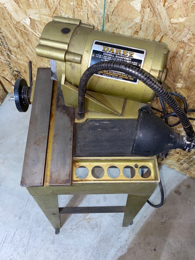 Darex E-90 Endmill Sharpener missing tool Tested/Working Parts (RKF)