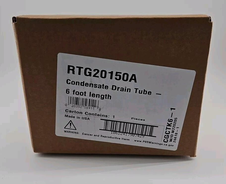 Rheem - RTG20150A - 6' Condensate Drain Tube Kit - NIB