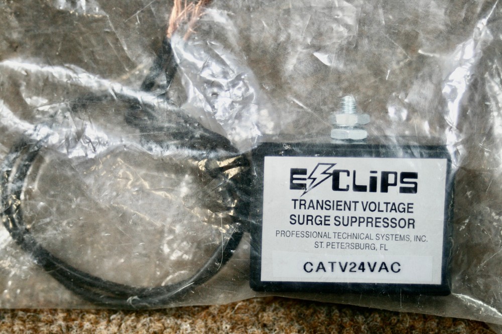 E Clips surge Protector for catv 24vac