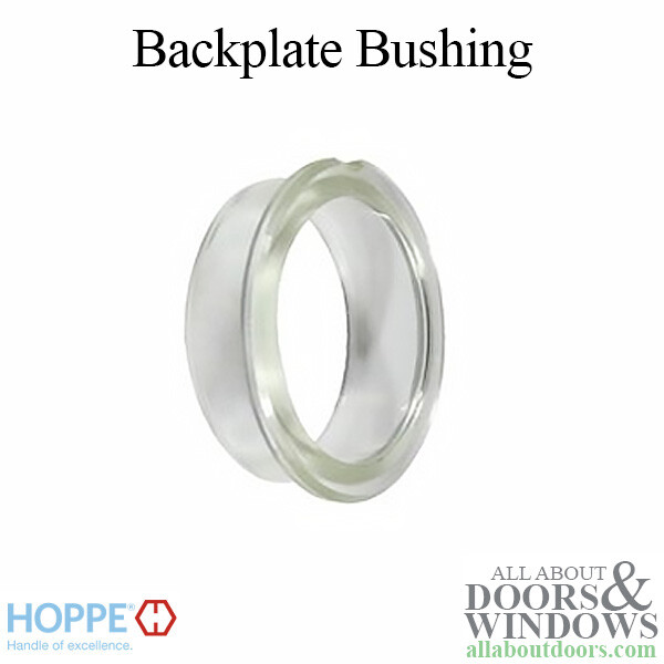 HOPPE / Fuhr Handle Bushing 11/16 Diameter, Plastic - Clear