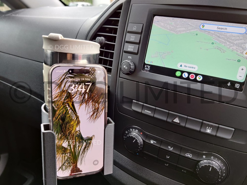 Phone Cup Holder for Mercedes Vito W447