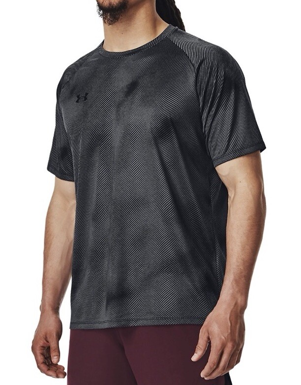 Men's Under Armour Tech 2.0 Lino Print Short Sleeve Tee Size Medium