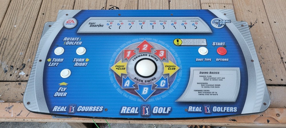 EA SPORTS PGA GOLF TOUR (GLOBAL VR) Control panel