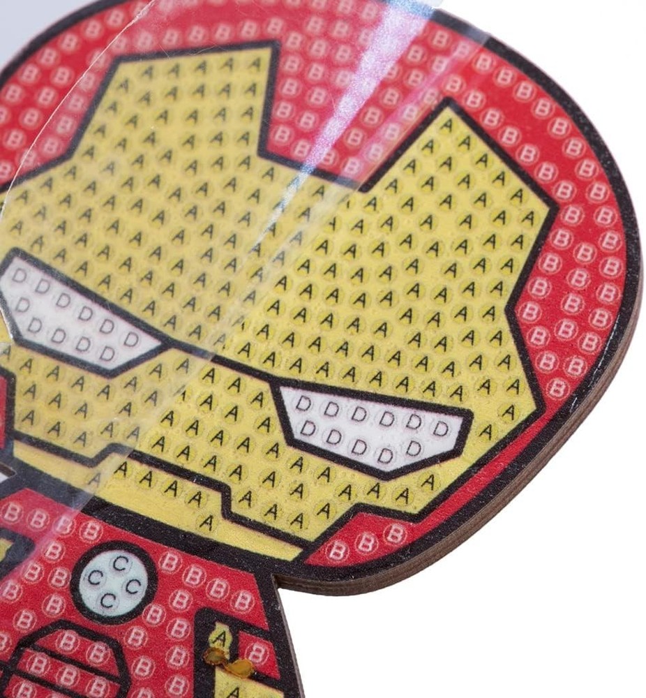 CRYSTAL ART Marvel Iron Man Diamant Figurenset