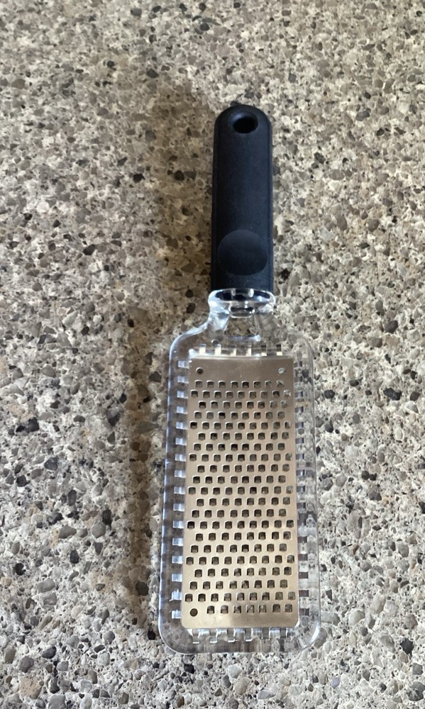 Microplane Home Series Fine Grater with Soft Touch Handle - Black