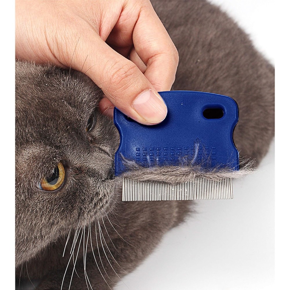 High-Strength Stainless Steel Flea Combs – Essential Pet Grooming Tools