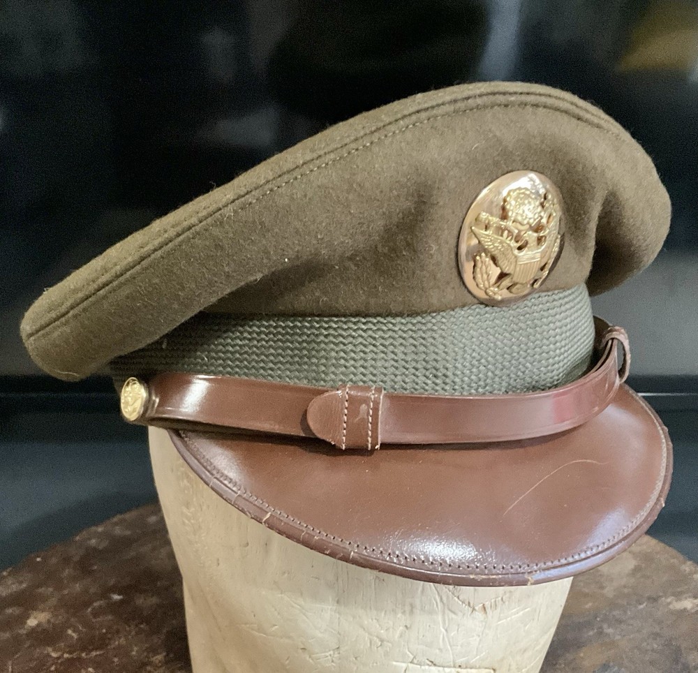 WW2 US Army Enlisted Land Flighter Crusher by Bancroft Visor