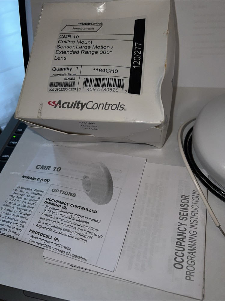 Acuity controls extended range 360 Ceiling Mount Motion Detector Sensor CMR 10