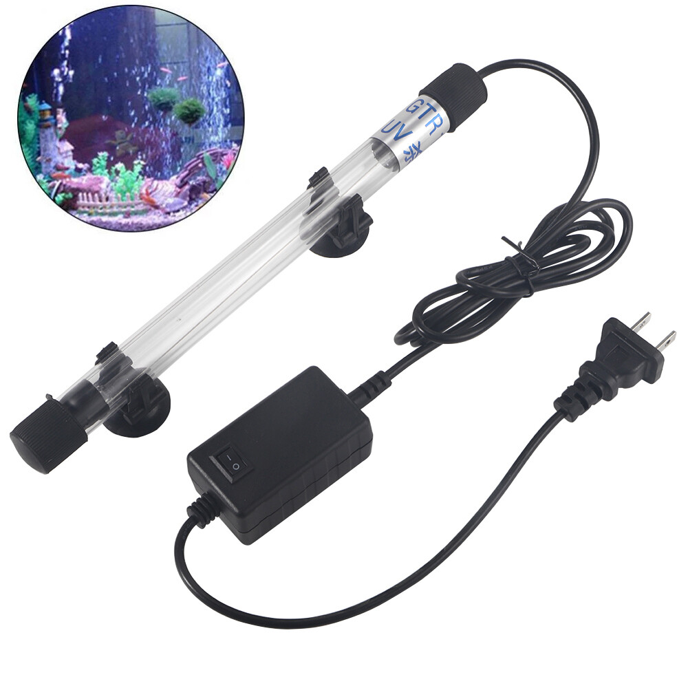 13W Submersible UV Purifier for Aquarium - Fish Tank Algae Remover