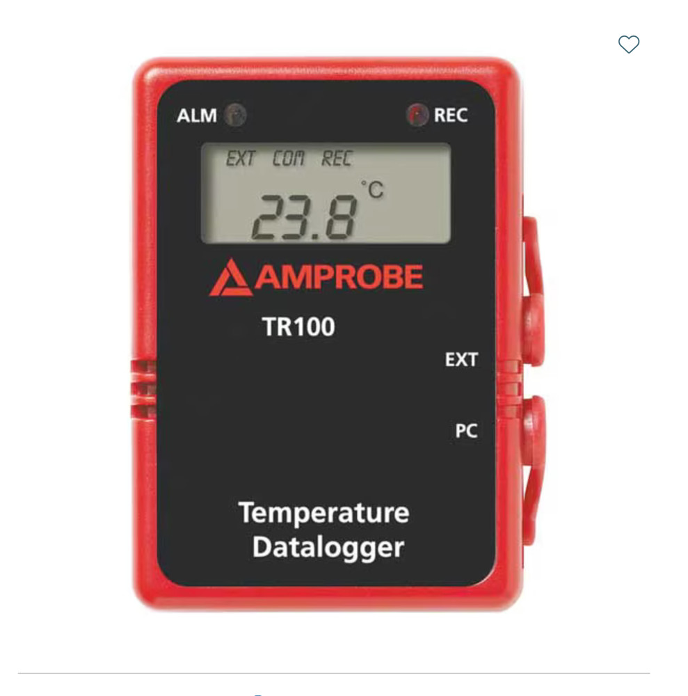 Amprobe TR 100-A Temperature Data Logger with Digital Display