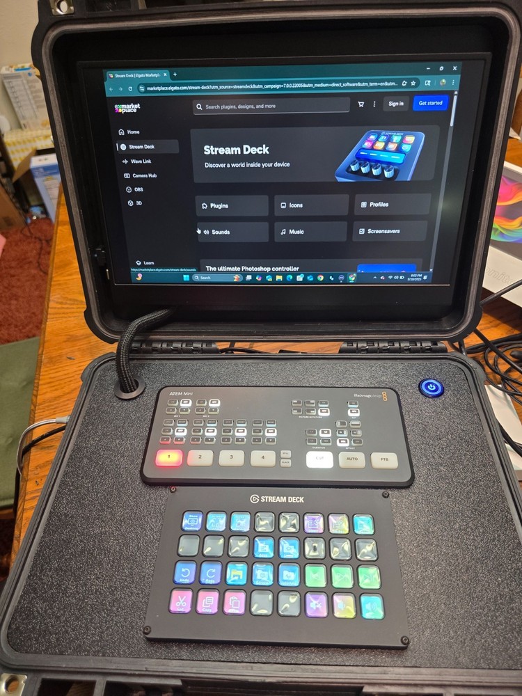 Custom ATEM Mini Case - portable production hub