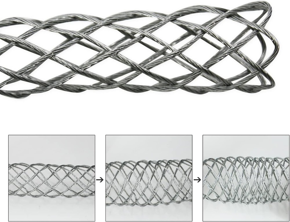 Metal Cable Puller Socks Cable Puller Wire Grip Cable Pipe Conduit Puller Wire G