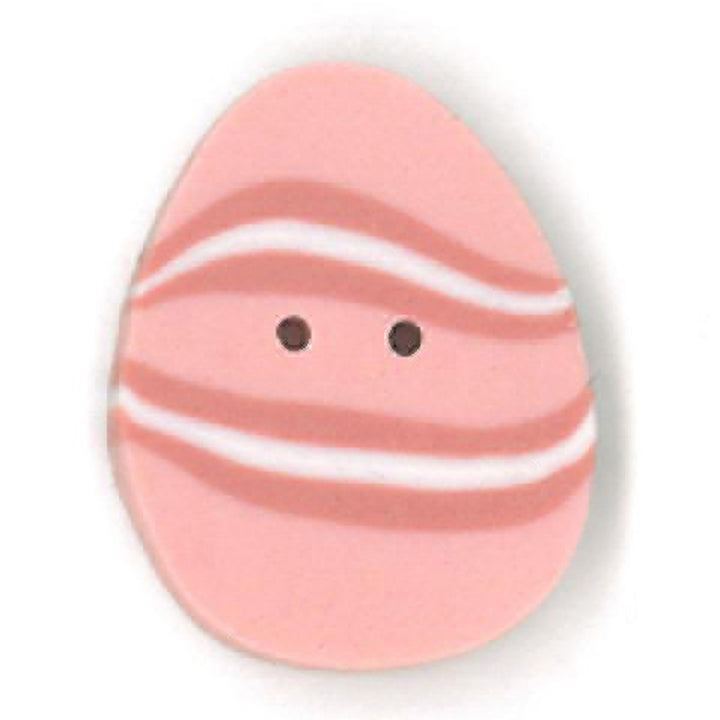 Small Pink Egg 4468 Buttons by Just Another Button Company