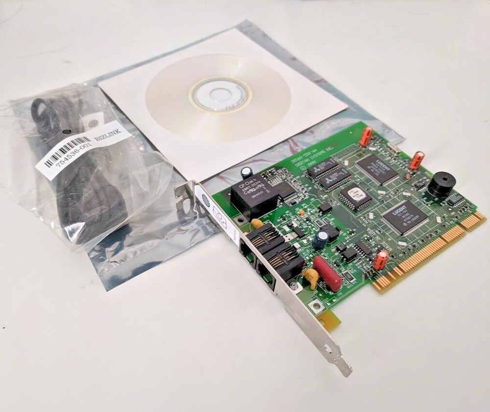 NEW Digitan Lucent V.90 56K PCI Data/Fax Hardware Controller Base Internal Modem