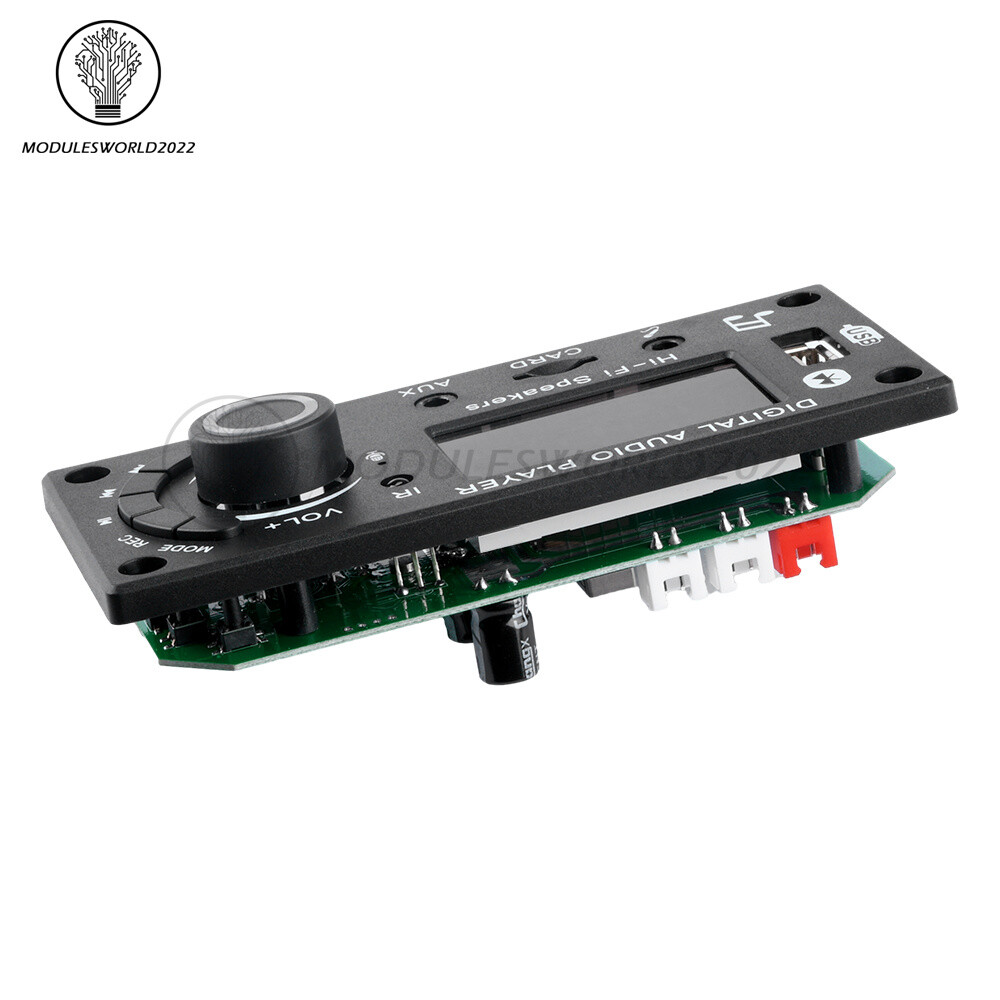 DC5-25V MP3 Decoder Board 2*50W Bluetooth Amplifier Car Audio Player FM Radio