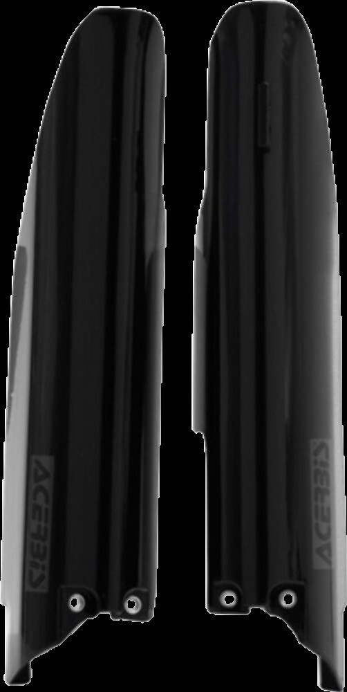 Acerbis Lower Fork Covers - Black , Color: Black 2113730001