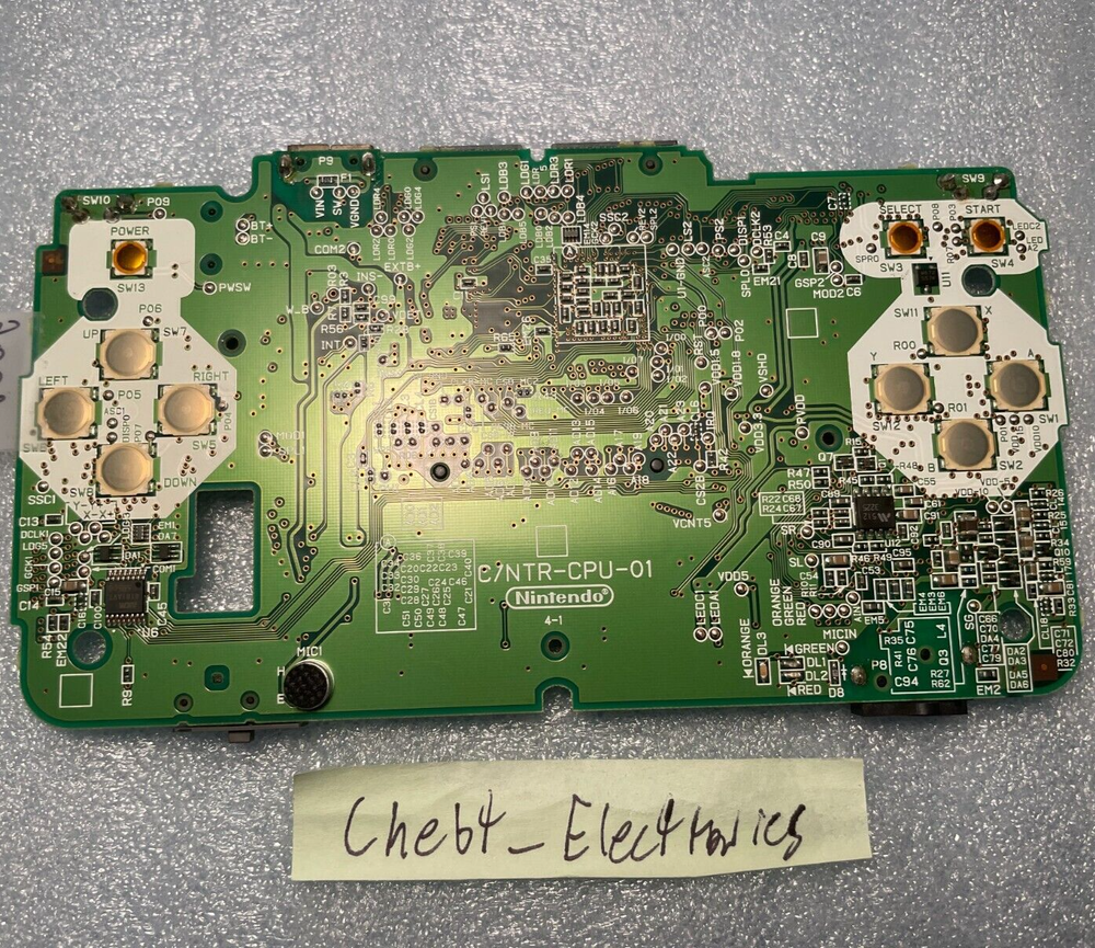 Nintendo DS NTR-001 CPU-01 Motherboard TESTED