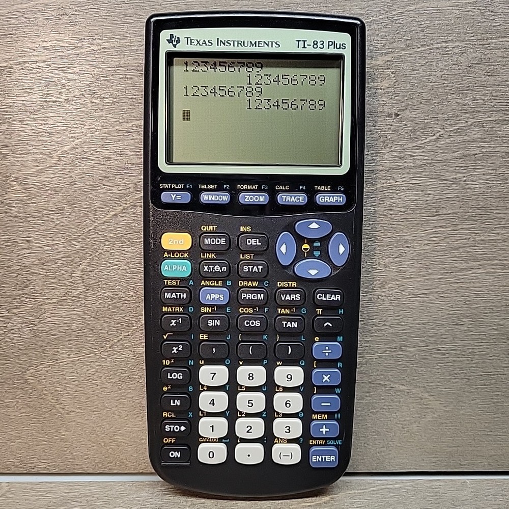 TI-83 Plus Graphic Calculator Texas Instruments - Tested Works - REF B