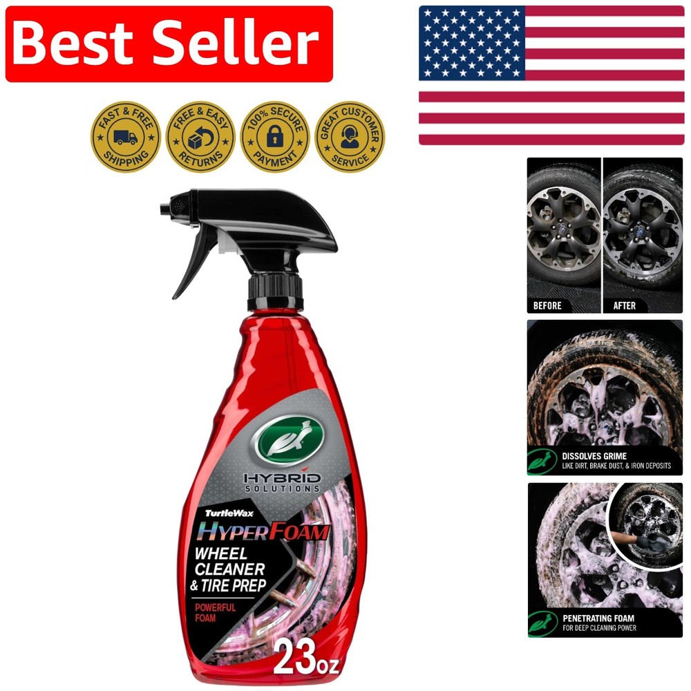 Hybrid Solutions HyperFoam Wheel Cleaner 23oz - Easy Application & Fresh Scent