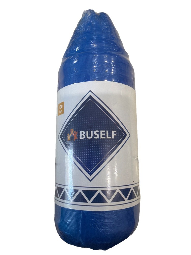 Buself Disposable Plastic Shoes Covers 100 Pack