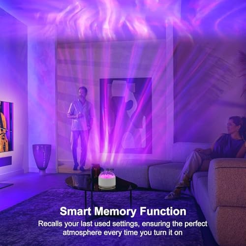 Northern Lights Projector, 16 Light Color Aurora Night Light White-USB Powered