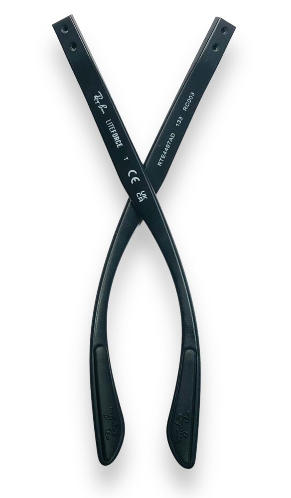 Ray Ban RB3736 Chromance Black Replacement Temples Genuine