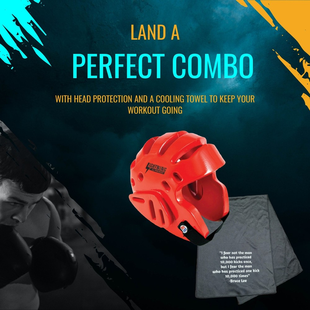 ProForce Sparring Headgear with Cooling Towel