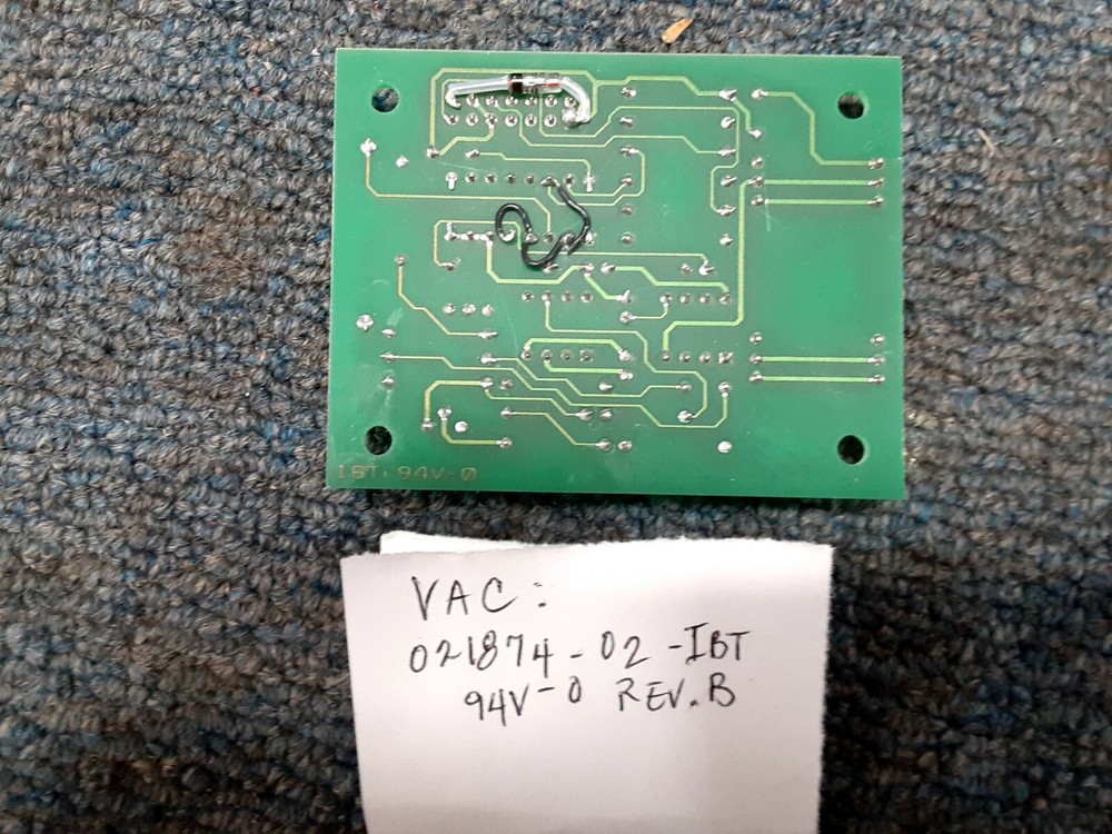 VAC 2000 Lab Monitor Part SENSOR BOARD ASSY NO. 021874
