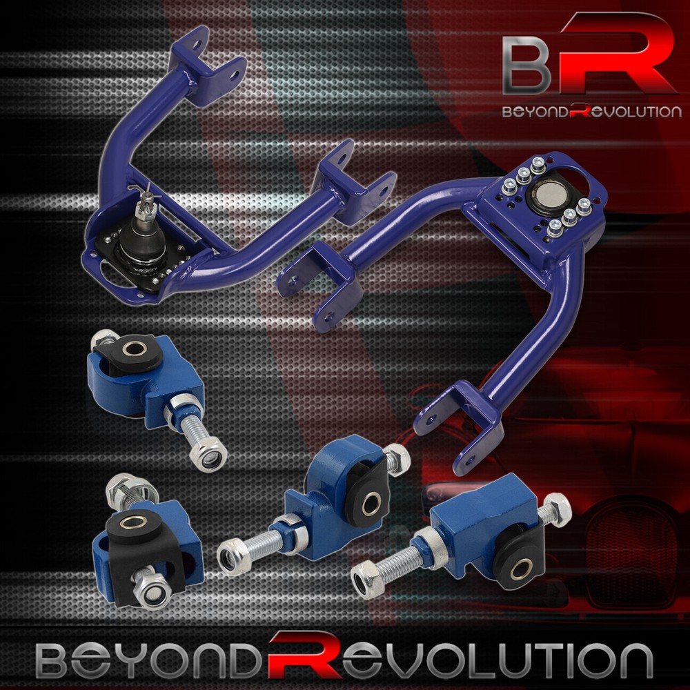 For 1994-2001 Integra DC2 JDM Front Upper Adjustable Control Arm Camber Kit Blue
