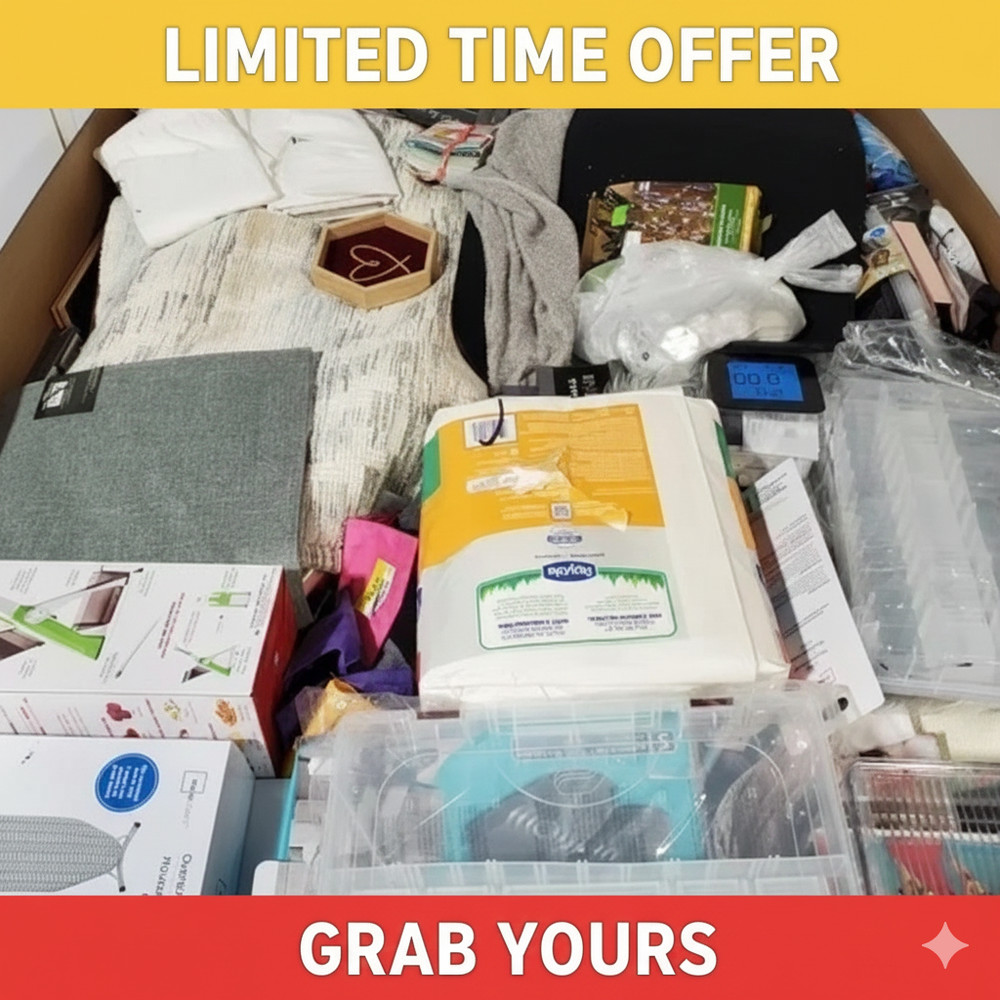 Liquidation Box – Bulk Mixed Merchandise for Resellers LARGE