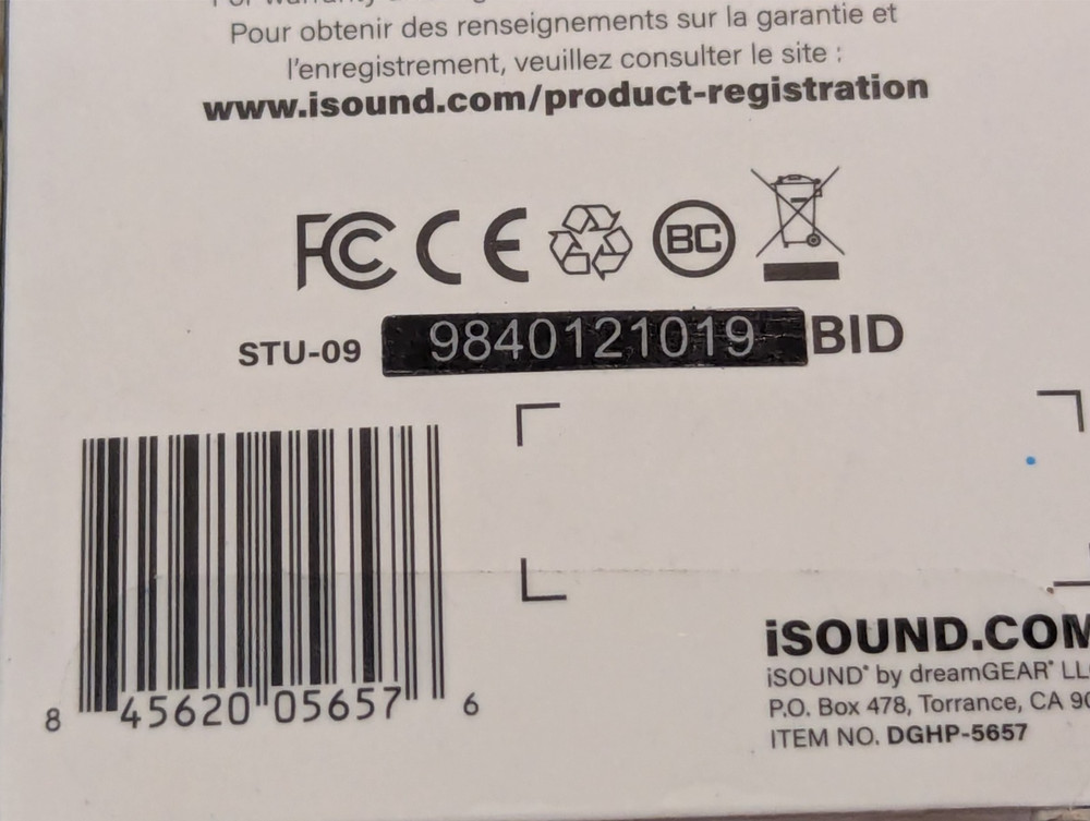iSound BT-370 Wireless Earbuds Built-in Mic Rechargeable