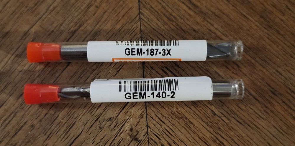 Micro 100 Super Carbide GEM-187-3X And Gem-140-2