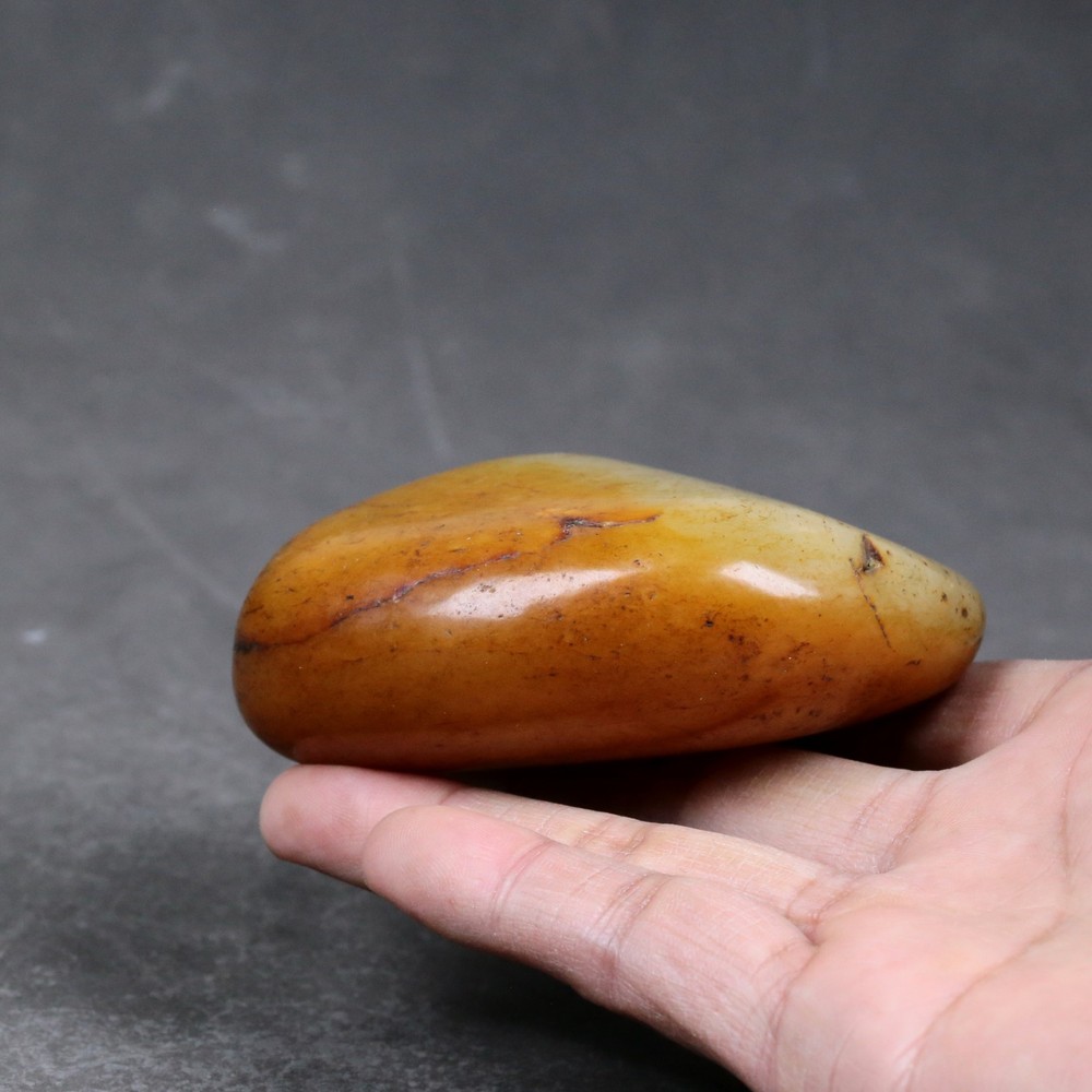 299G Certified 100% Hetian jade(Nephrite) Raw stone 和田玉原石