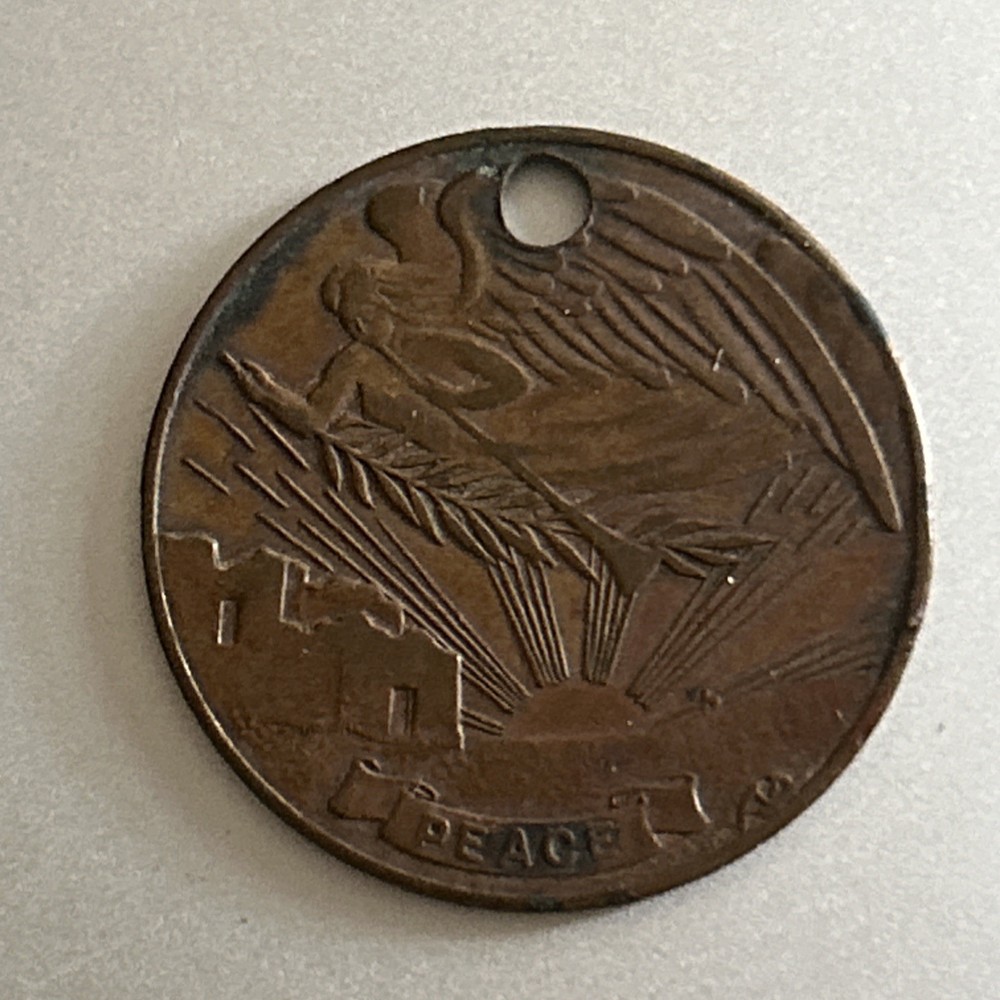 World War One Peace Medal Scarce