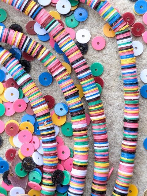 African Vinyl Beads -2 Strands [76803]