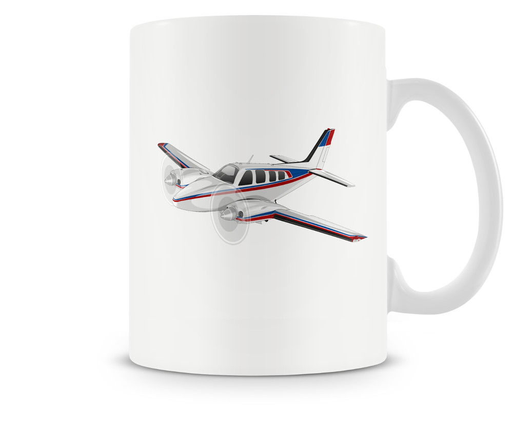 Beechcraft Baron 58P Ceramic Coffee Mug - 15oz.